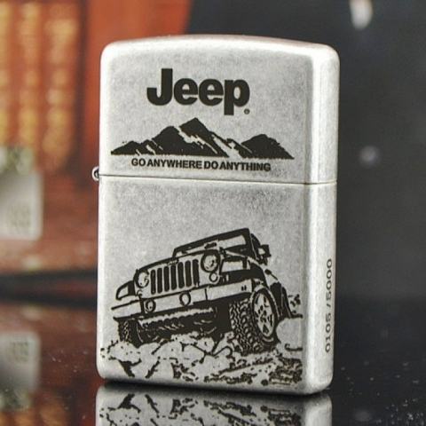 Bật lửa Zippo phiên bản cổ bạc Jeep Grand Jeep TNHH